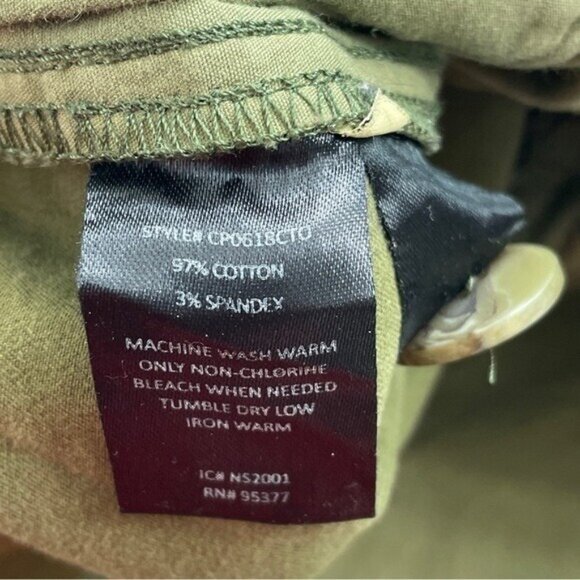 Sanctuary Womens Size 27 raw hem green straight leg pants a1346 - Picture 4 of 11